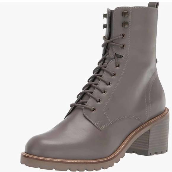 NEW SEYCHELLES combat boots in grey - Picture 1 of 3